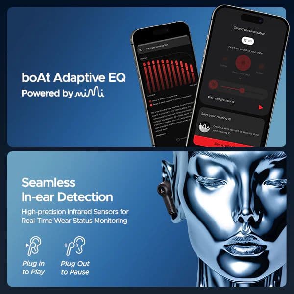 boAt Nirvana Ion ANC | Wireless Earbuds with Active Noise Cancellation, ENx™ Technology, 120 Hours Playback, BEAST™ Mode — photo 10