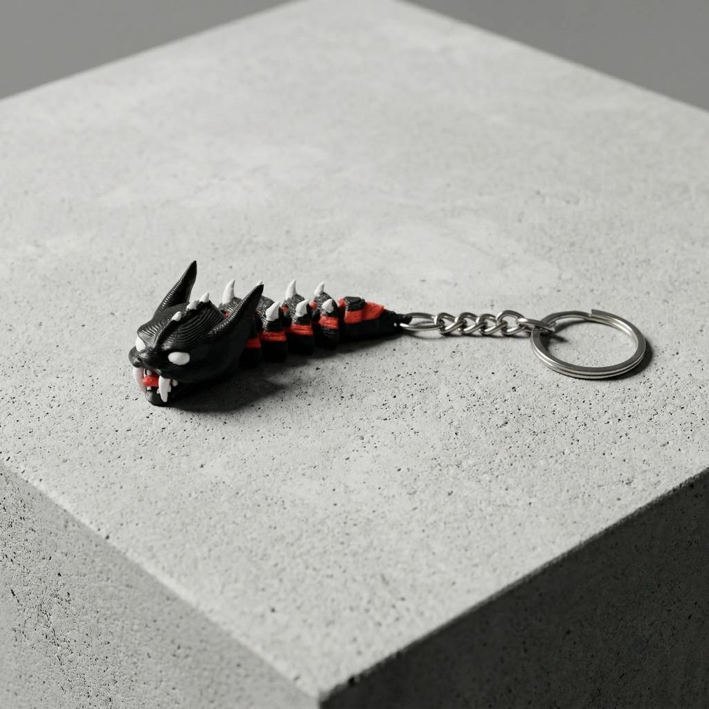 Baby Dragon Keychain