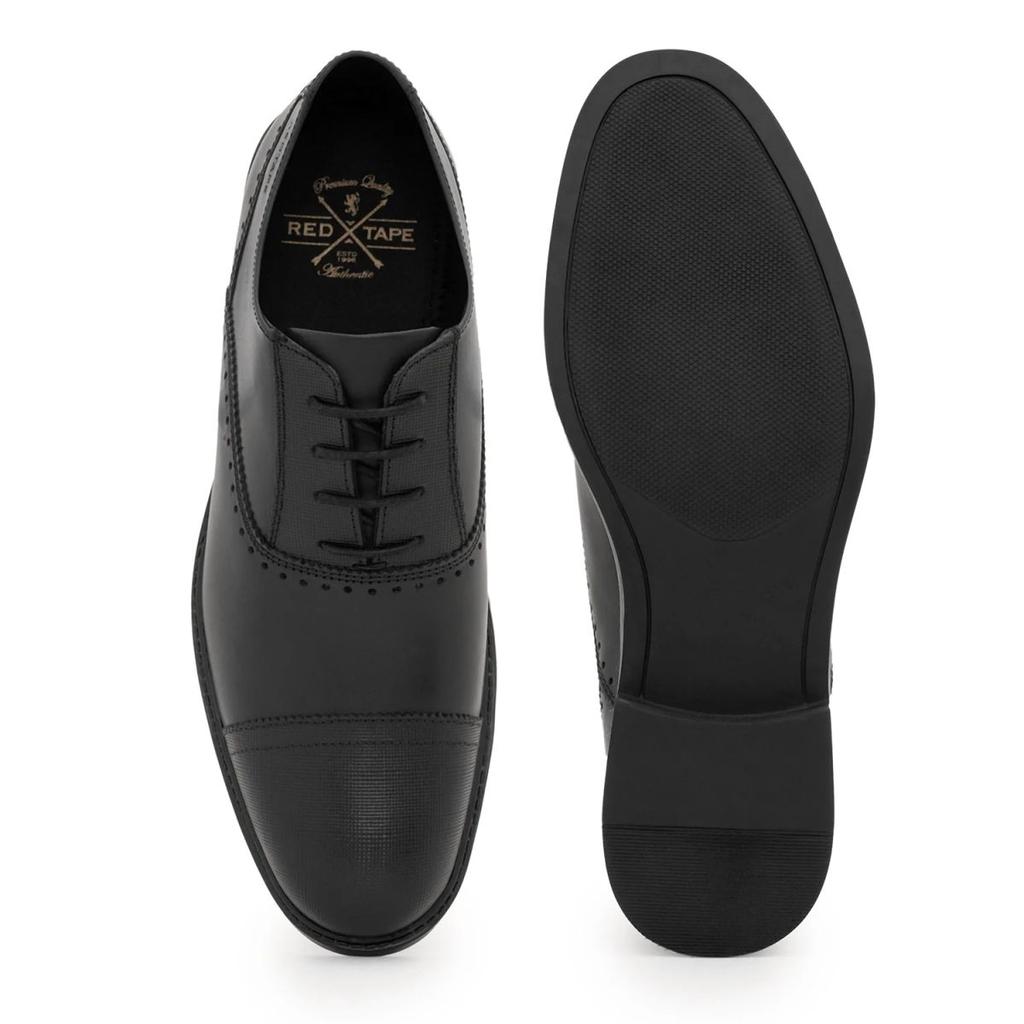 Oxford Shoes for Men in Black | Formal Leather Shoes — photo 5