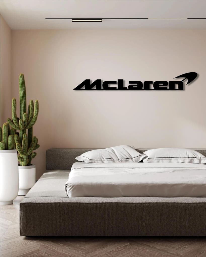 MCLAREN F1 TEAM LOGO METAL WALL ART — photo 3