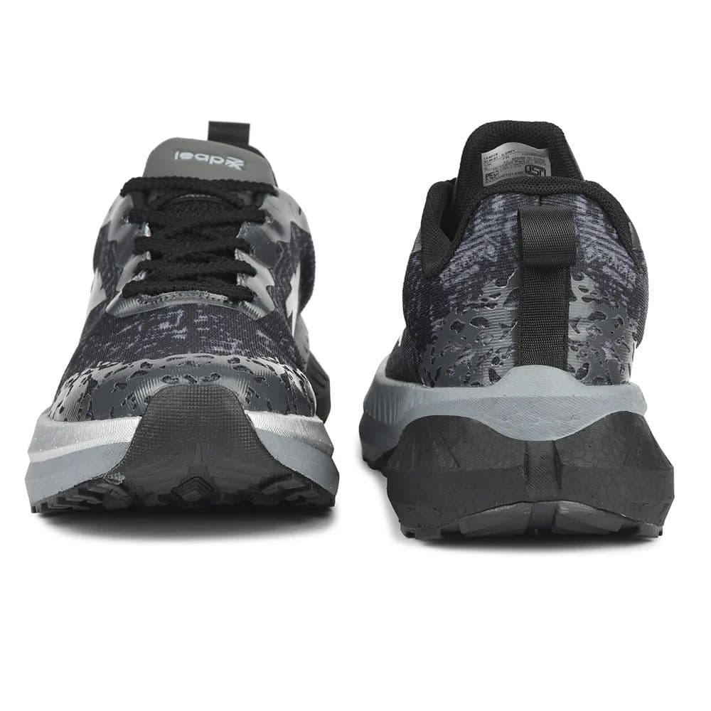 Leap7x Dark Grey Sports Lacing Running Shoes For Men XLM-07 By Liberty — photo 6