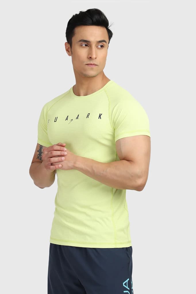 Checks T-shirt Lime — photo 4