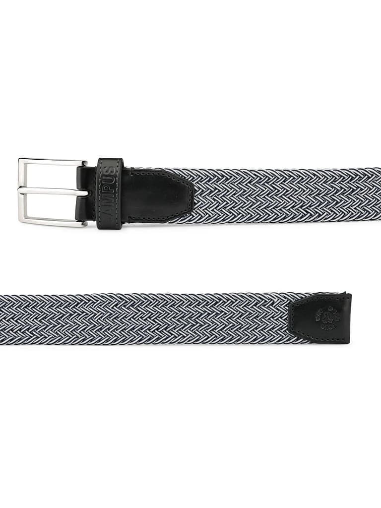 Dual Tone Braided Blue Unisex Belt — photo 5
