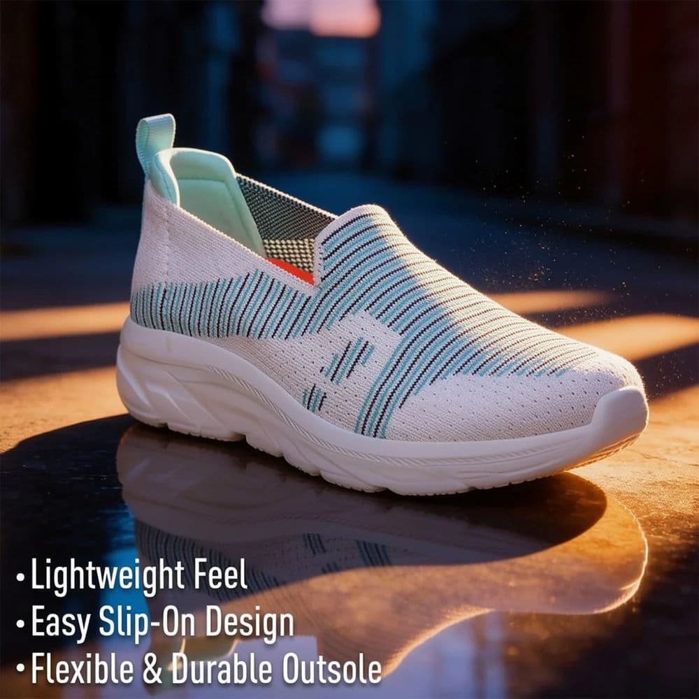 LEAP7X BELASTAR-E Grey Casual Non Lacing Walking Shoes for Women by Liberty — photo 2