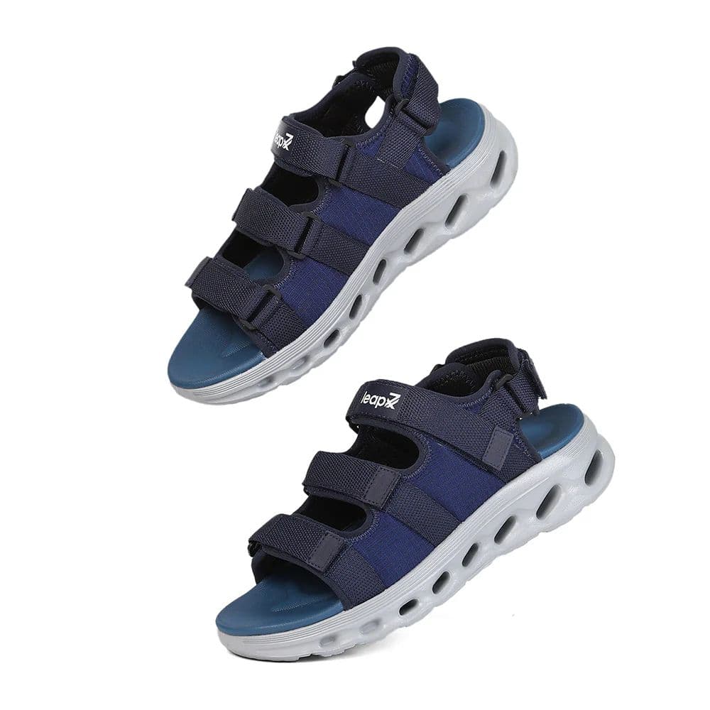 Leap7X AIRFLOW-S2 Men's Navy Blue Casual Sandals - Velcro Closure with Airflow Outsoles — photo 7