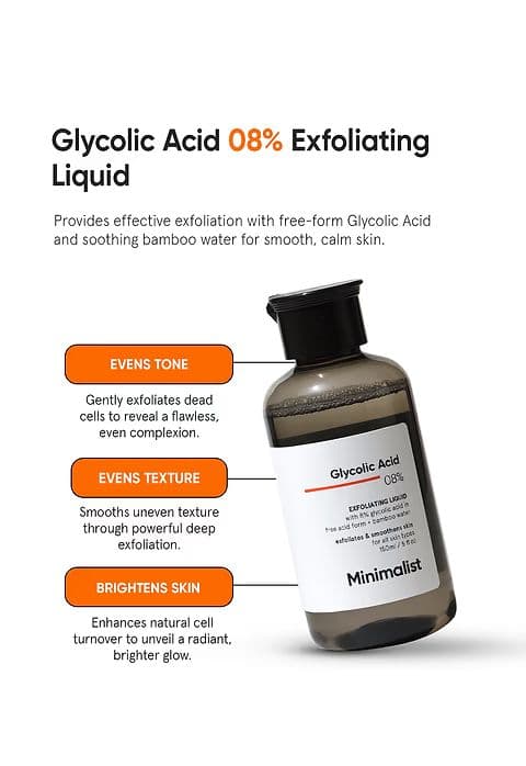 Glycolic Acid 8% Exfoliating Liquid