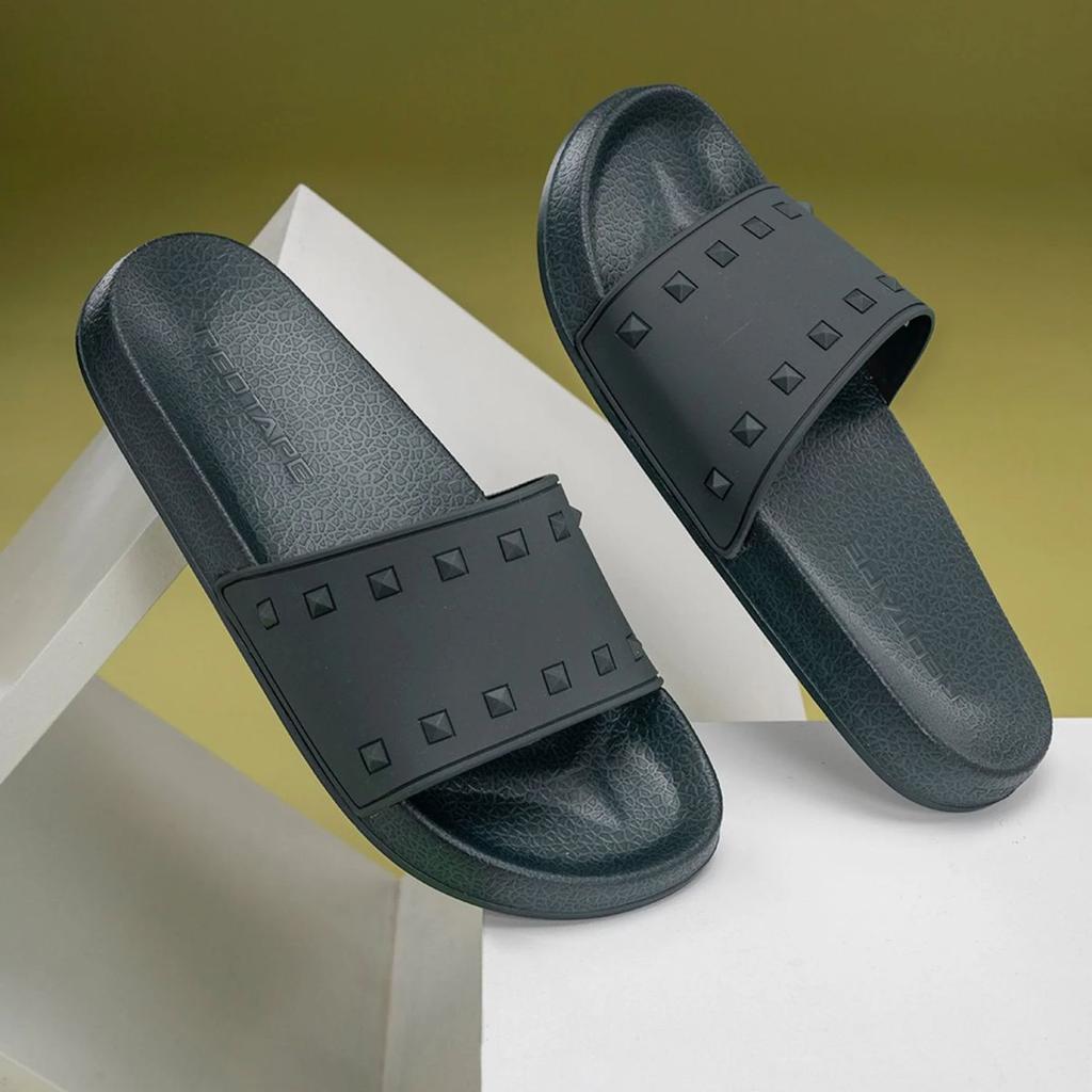 Womens Sliders in Teal | Casual Pool Sliders — photo 6