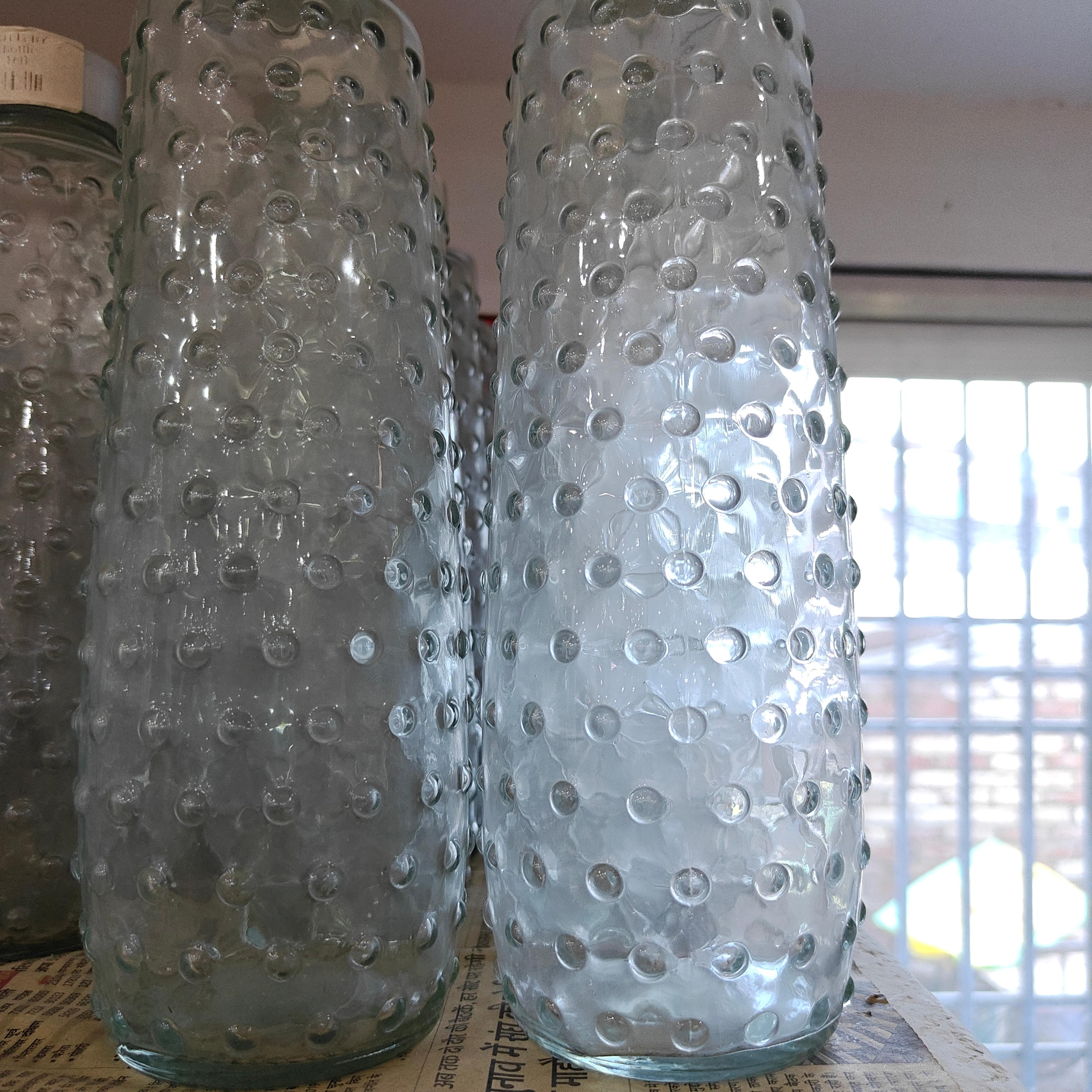 Clear Glass Vases | Set of 3 | Decorative | Clear