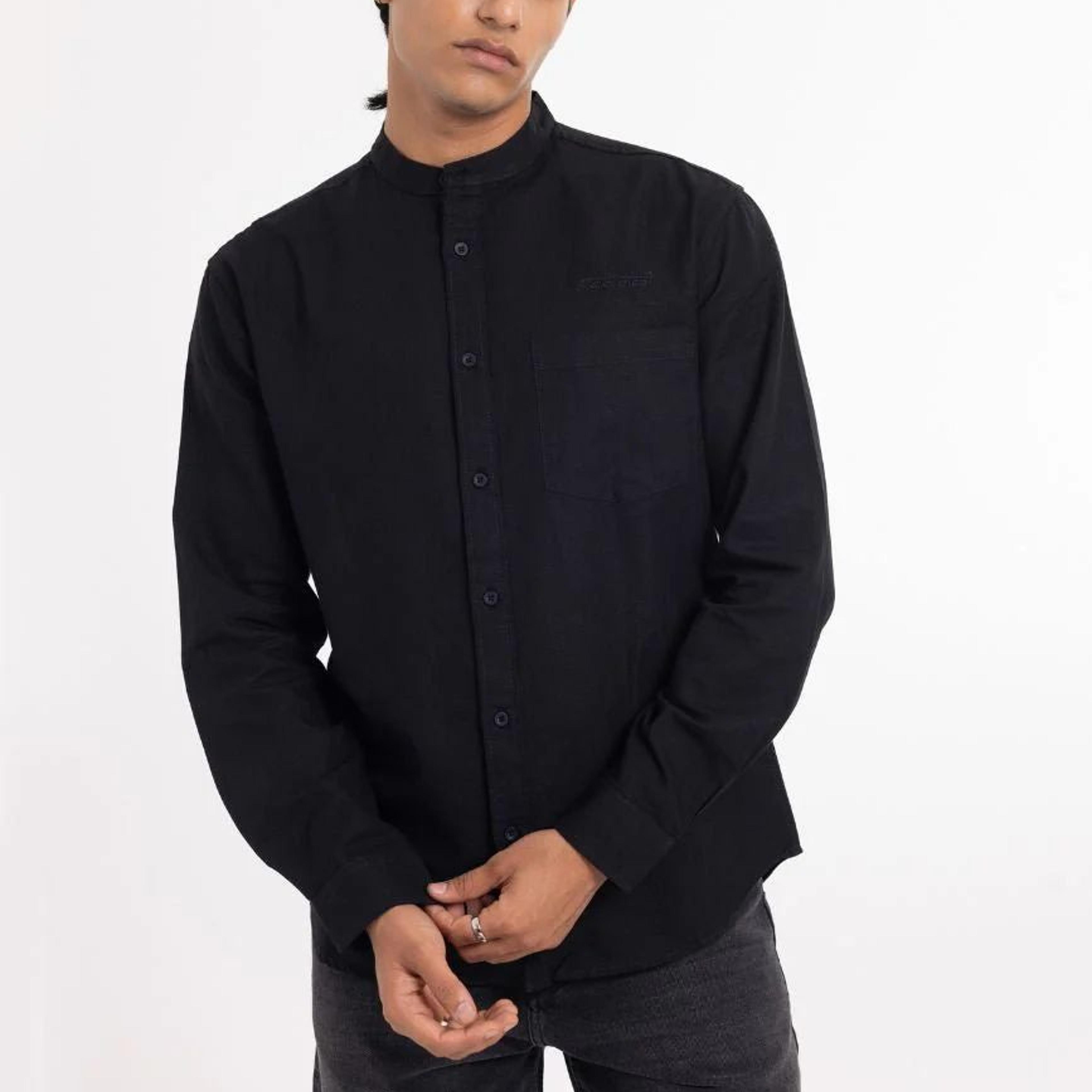 Linen Shirt // Black
