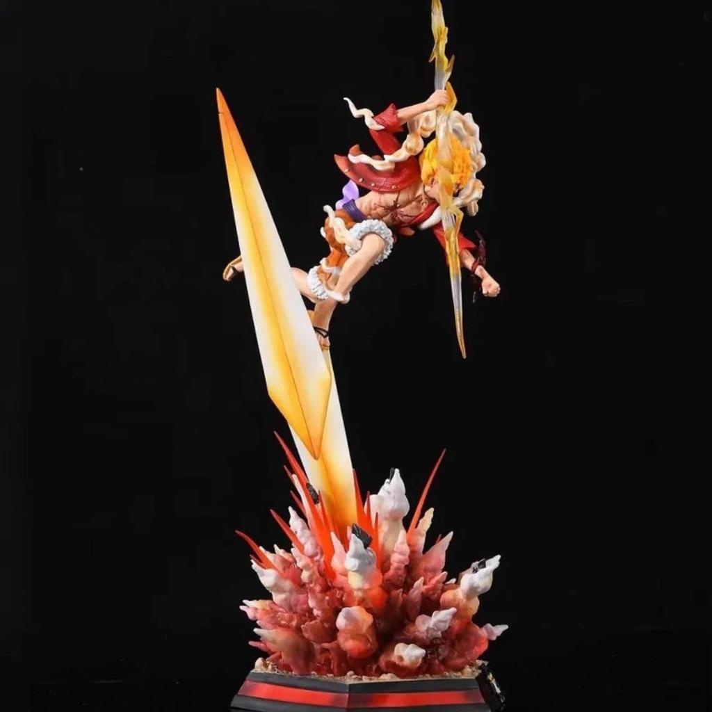 Nika Luffy LED Light-Up Statue (46cm) — Lightning Effect Action Figure Collectible — photo 5