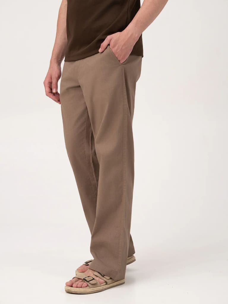 Havana Brown Relaxed Fit Lounge Pants — photo 9