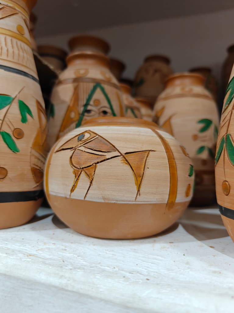 Wooden Bird Figurine | Decorative | Handcrafted | Brown