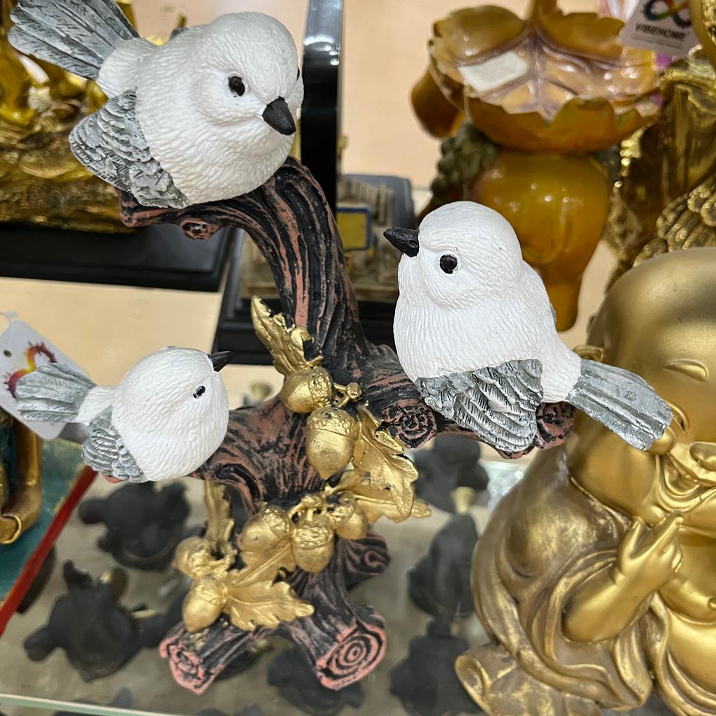 White Bird Figurine | Statue | Porcelain | White