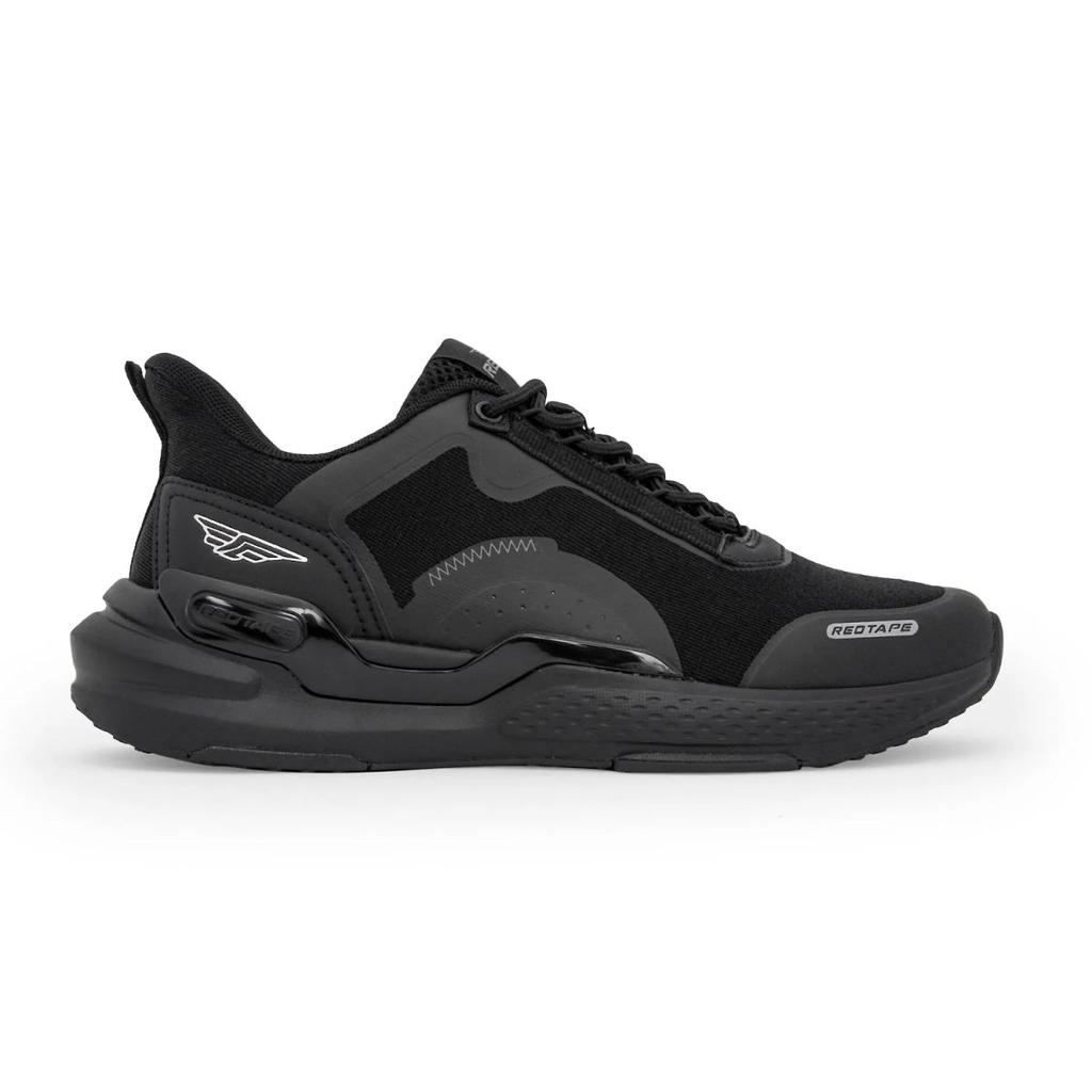 Athleisure Sports Shoes for Men in Black | Low-Cut Shoes. — photo 2