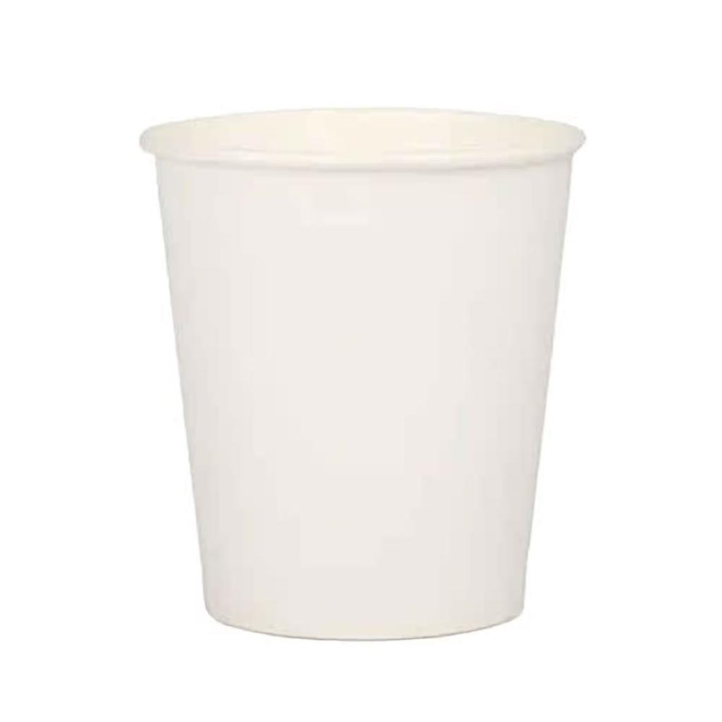 Disposable White Paper Container Without Lid | Pack Of 10 | 1 L | Tempware