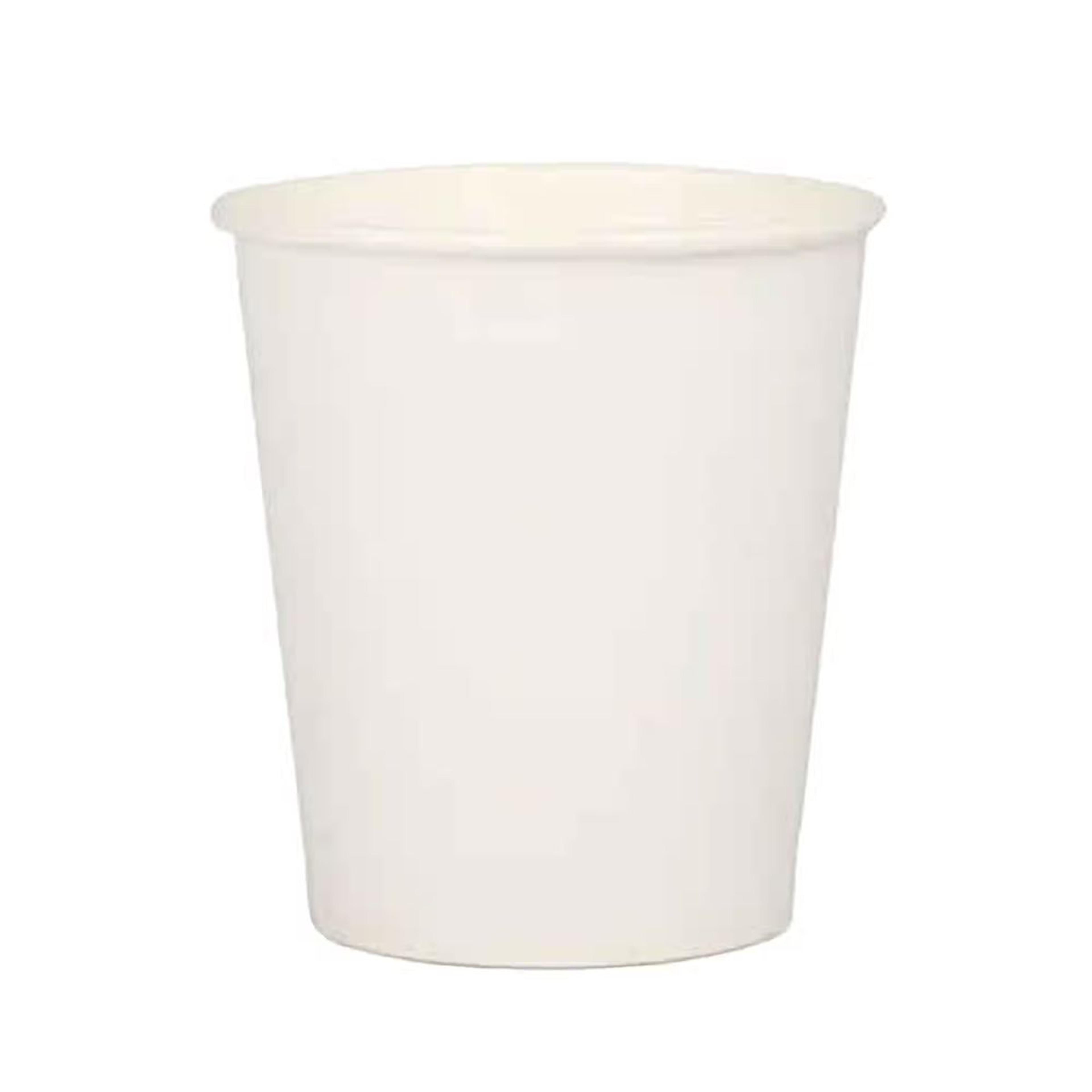 Disposable White Paper Container Without Lid | Pack Of 10 | 1 L | Tempware