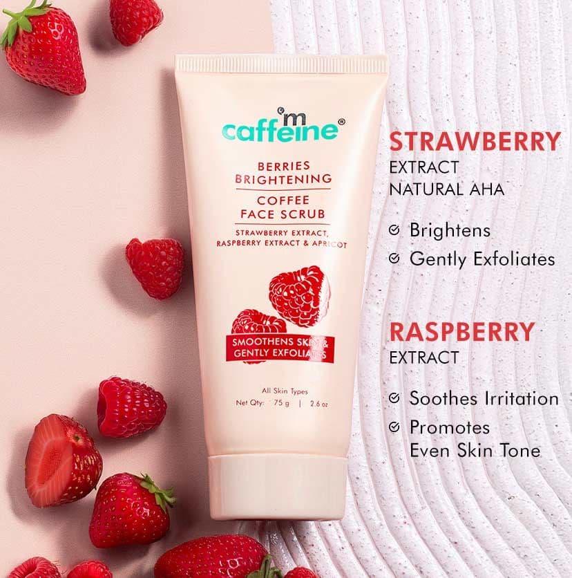 Berries Brightening Coffee Face Scrub - 75 gm