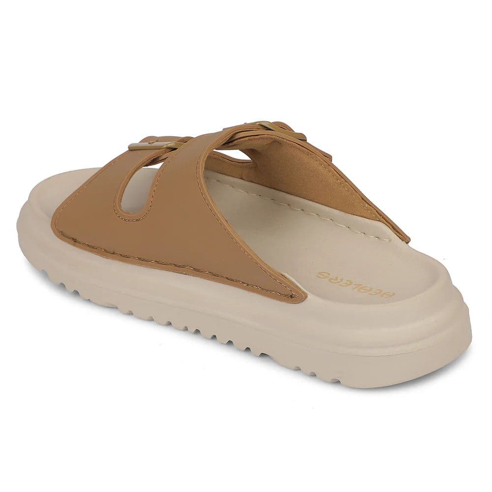 Healers ZQ-DMSL-07 Everday Comfort Tan Casual Slipn on Slippers for women by Liberty — photo 3