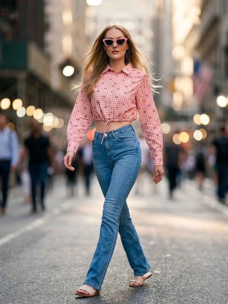 Cory Edge Athena Full sleeve top- Cherry pink