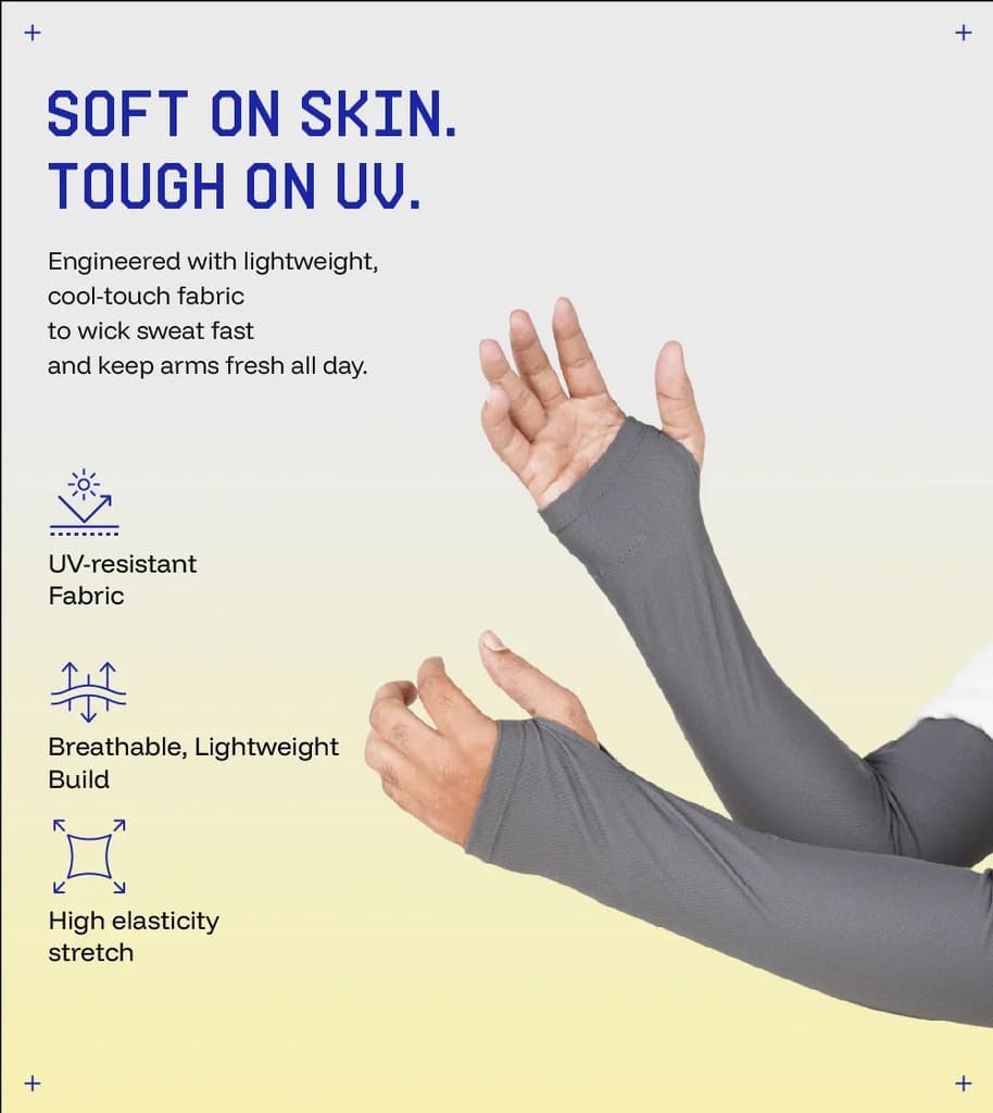 Breathable and relaxed fit sunscreen Arm sleeves — photo 4