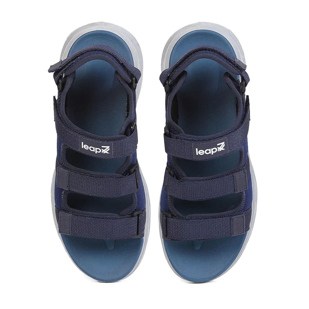 Leap7X AIRFLOW-S2 Men's Navy Blue Casual Sandals - Velcro Closure with Airflow Outsoles — photo 6