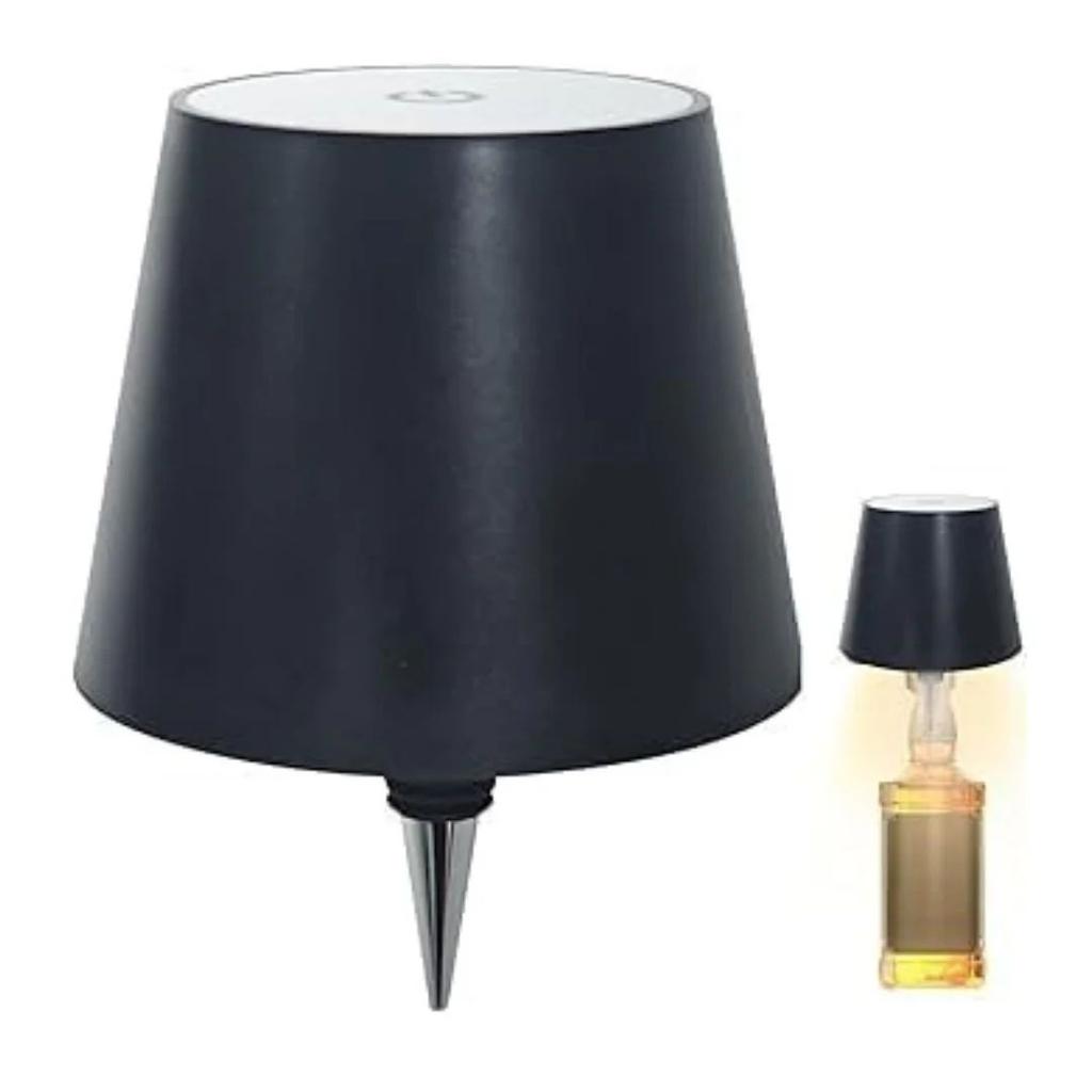 Rechargeable Bottle Top LED Lamp | 3-Color Wine Bottle Light Cap with 1800mAh Battery — photo 4