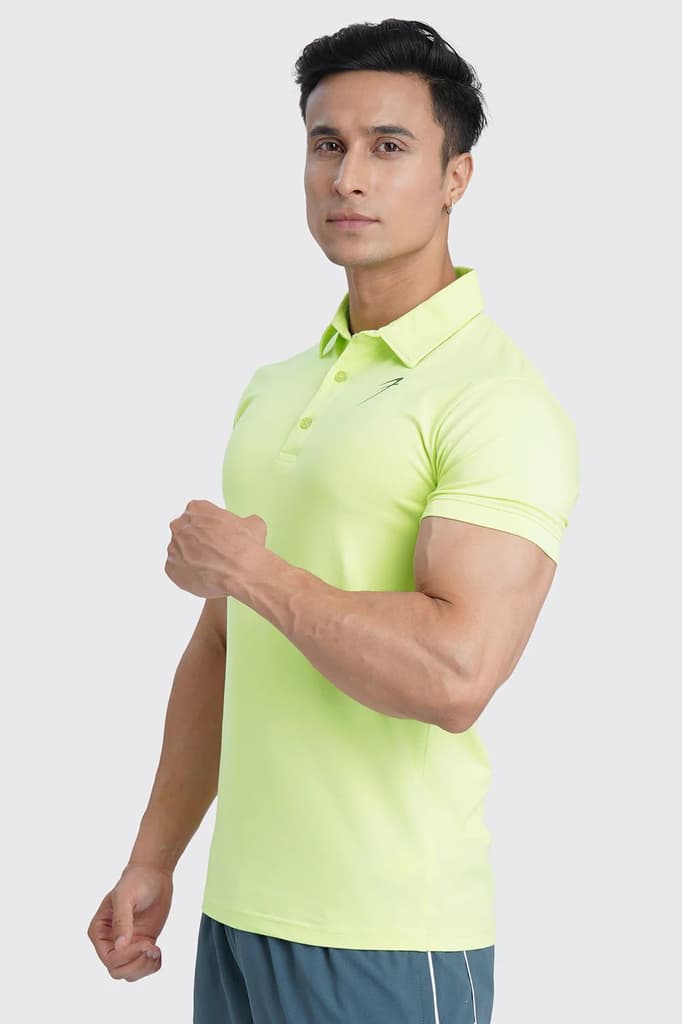 Polo T-shirt Lime — photo 4