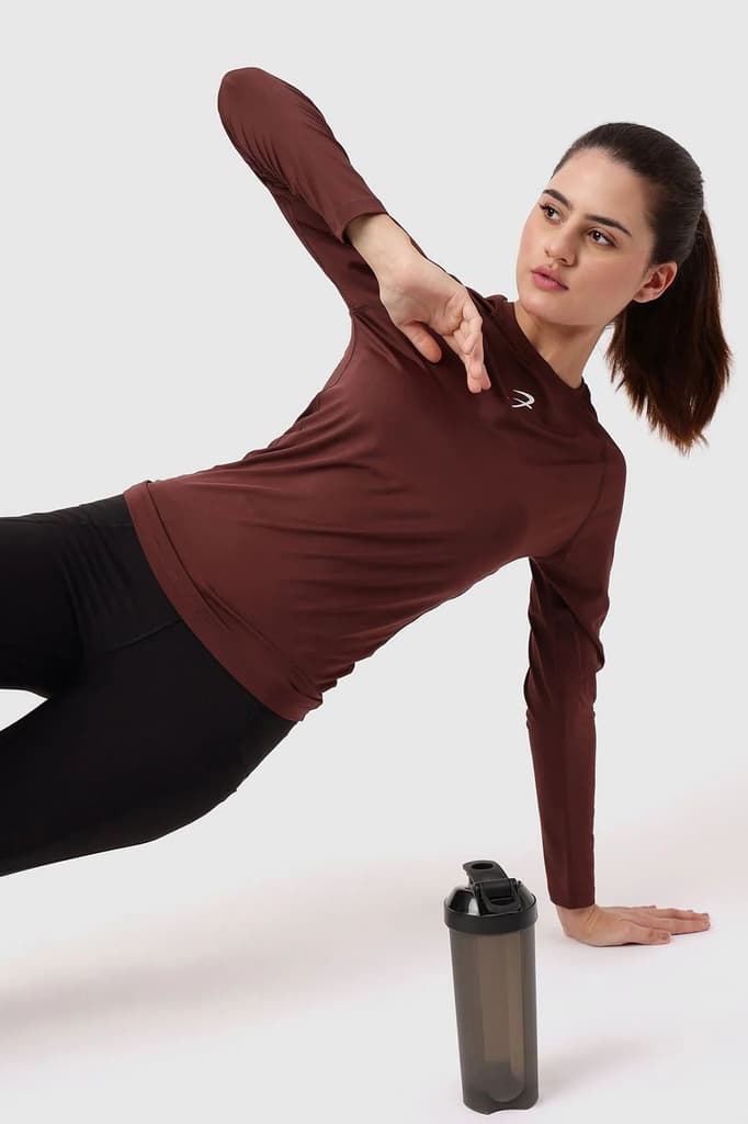 Compression Full T-shirt Brown — photo 6
