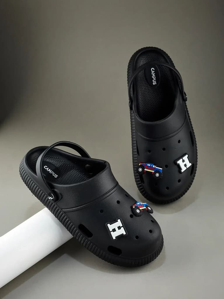 GC-9002C Black Child Clogs — photo 7