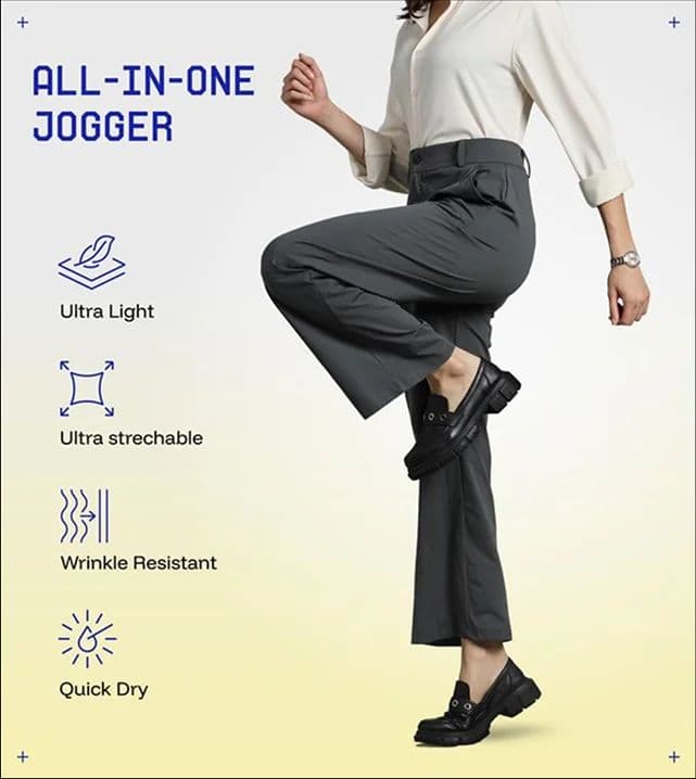 Womens Office Jogger Air Stretch — photo 3