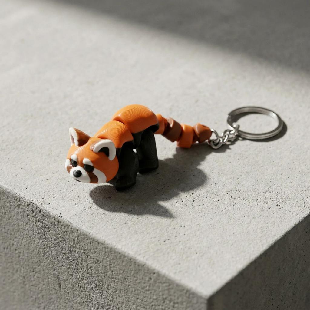 Red Panda Keychain