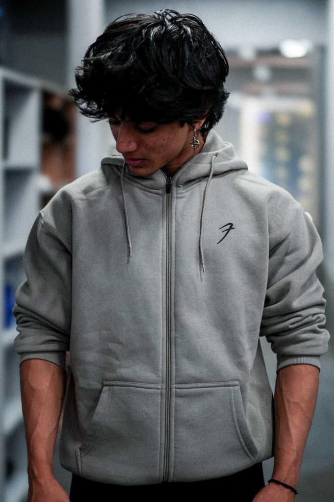 Brookline Oversized Jacket Grey — S