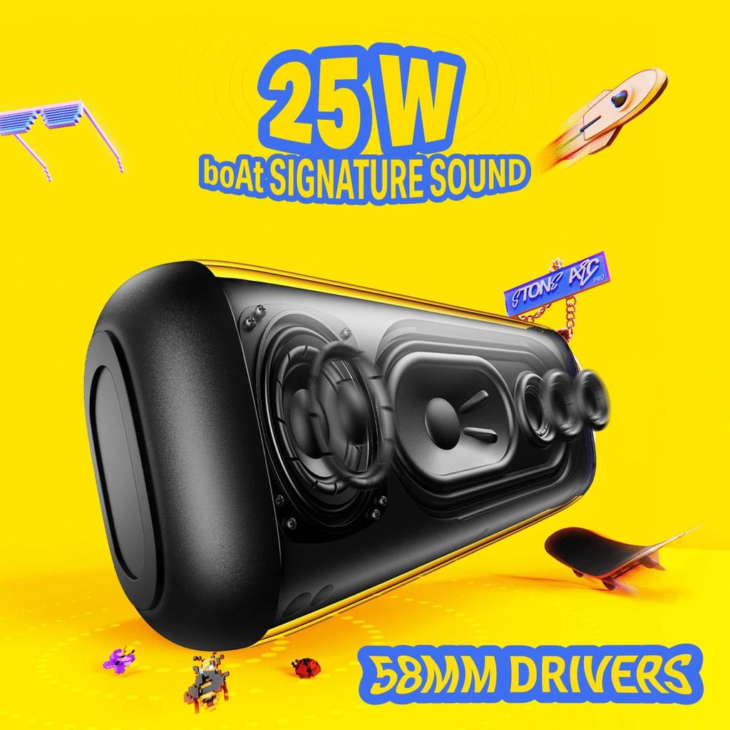 boAt Stone Arc Pro | Portable Bluetooth Speaker with 25W Sound, 12H Playback & RGB LEDs — photo 6