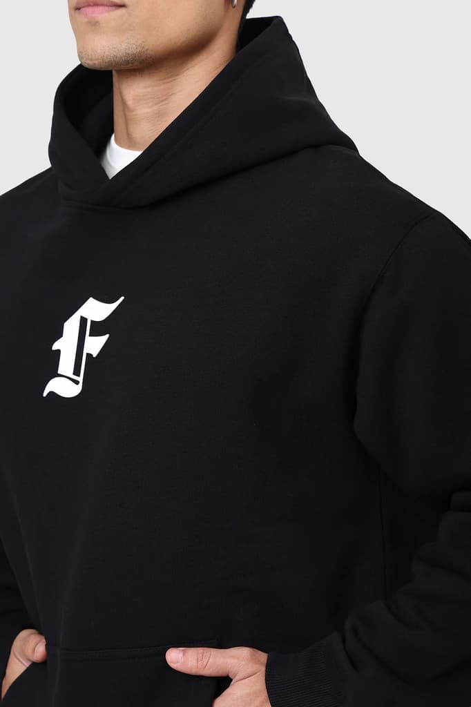 Rage Oversized Hoodie Black — photo 4