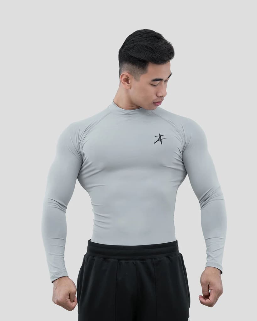 Hustle High Neck Full Sleeve Compression T-shirt — photo 7