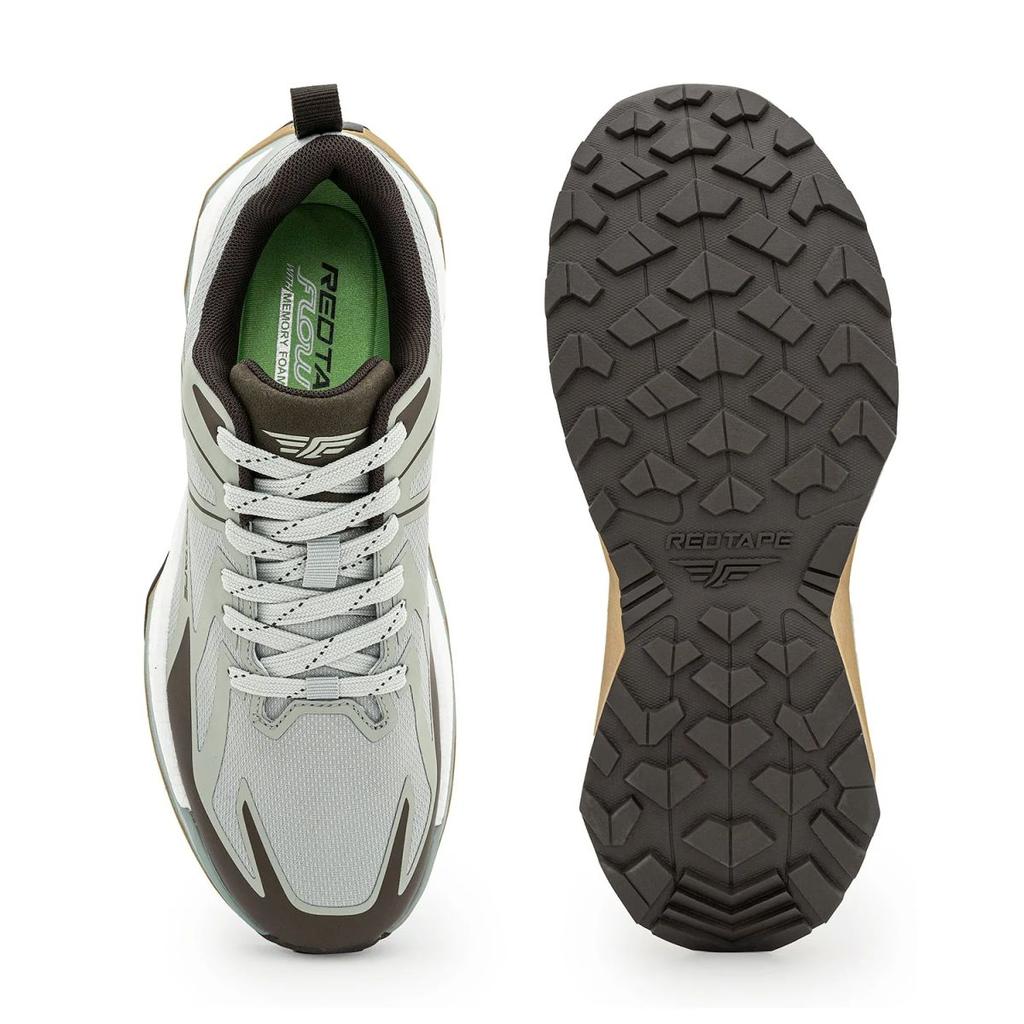 Athleisure Sports Shoes for Men in Brown and Green | Low-Cut Shoes. — photo 5