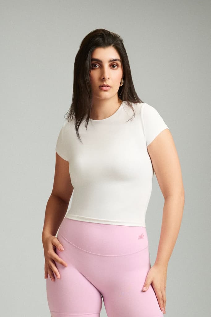 White OnTheGo Baby Tee