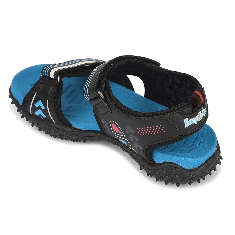 Lucy & Luke Black Casual Sandal For Kids ASPIRE-50 By Liberty — photo 5