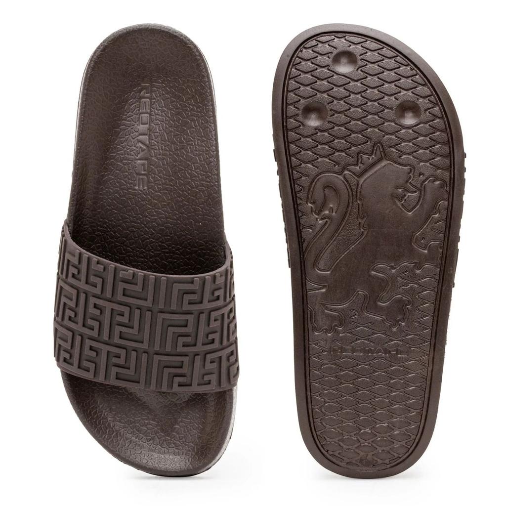 Womens Sliders in Brown | Casual Pool Sliders — photo 5