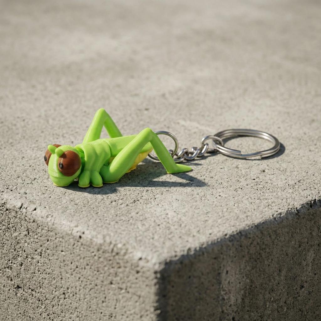 Grasshopper Keychain