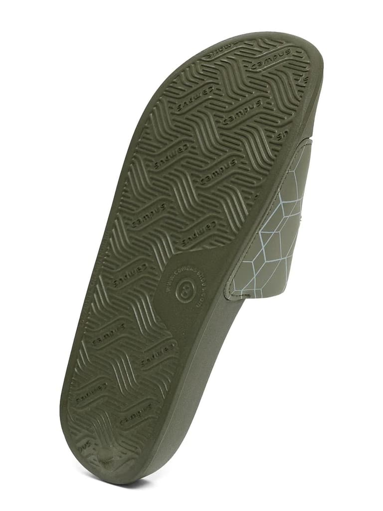 SL-477 Olive Men's Slides — photo 4