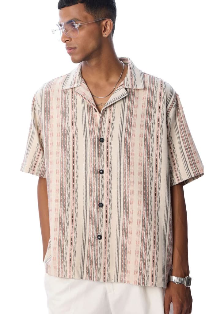 Retro Stripe Resort Shirt — photo 3