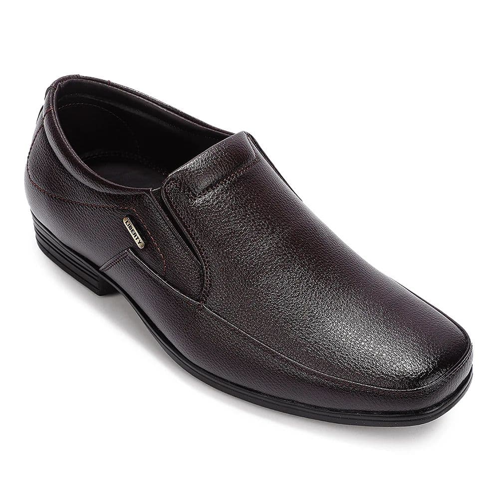 Fortune Brown Formal Non Lacing Moccasins For Men HML-89E By Liberty — 6/40 / Brown