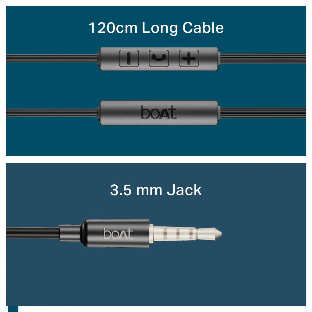 Bassheads 55 | Wired Earphones with 10mm Drivers, Metallic Buds, In-Line Mic & Lightweight Design — photo 6