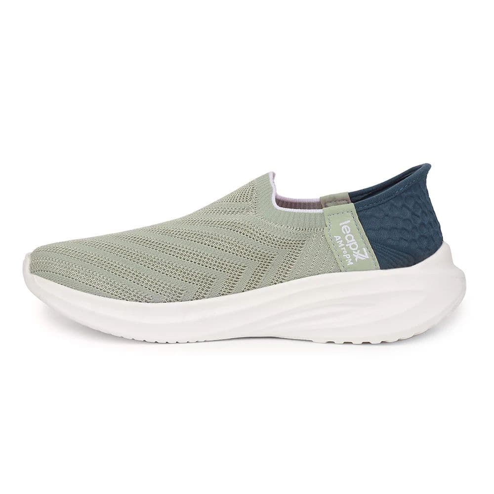 Leap7x Sports Sea Green Walking Shoes For Women EAZY-W6 By Liberty — photo 3