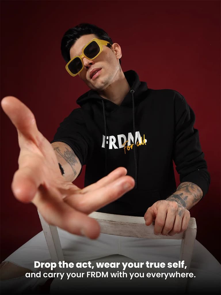 FRDM. Black Hoodie — photo 5