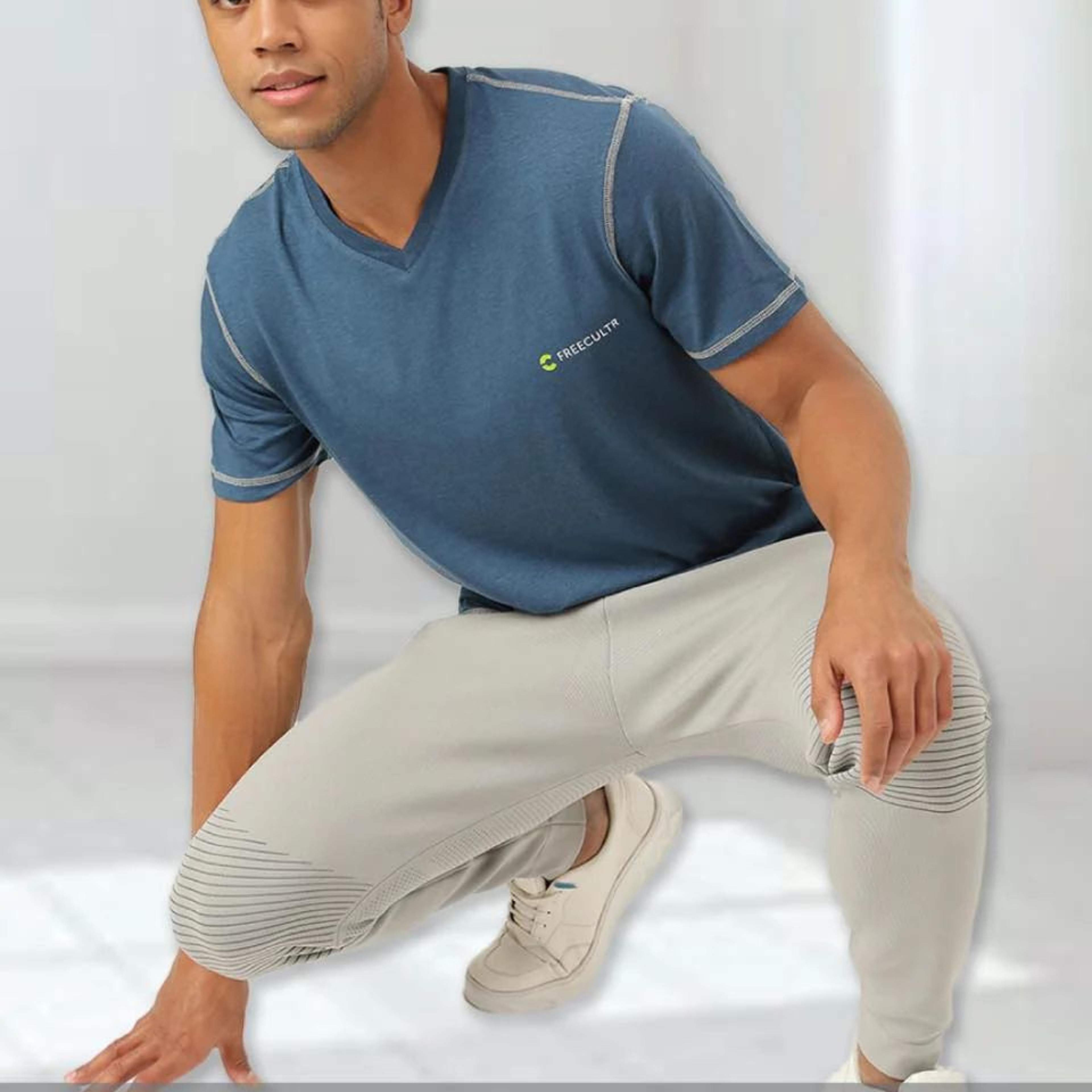 Men's Organic Bamboo Casual Tees - V Neck - (Pack of 1)