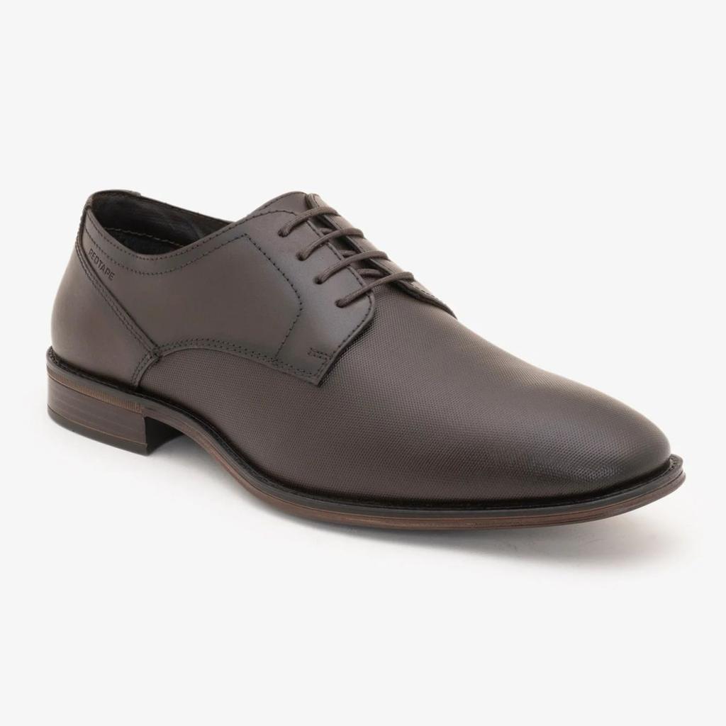 Derby Formal Shoes for Men in Teak | Low-Cut Dress Shoes.