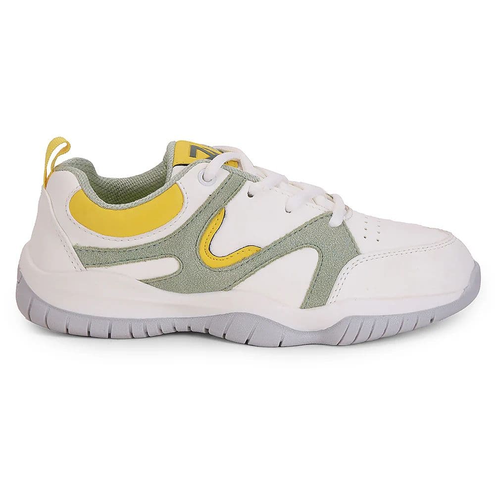 Leap7x Green Sports Lacing Running Shoes For Kids CANON-2E By Liberty — photo 2