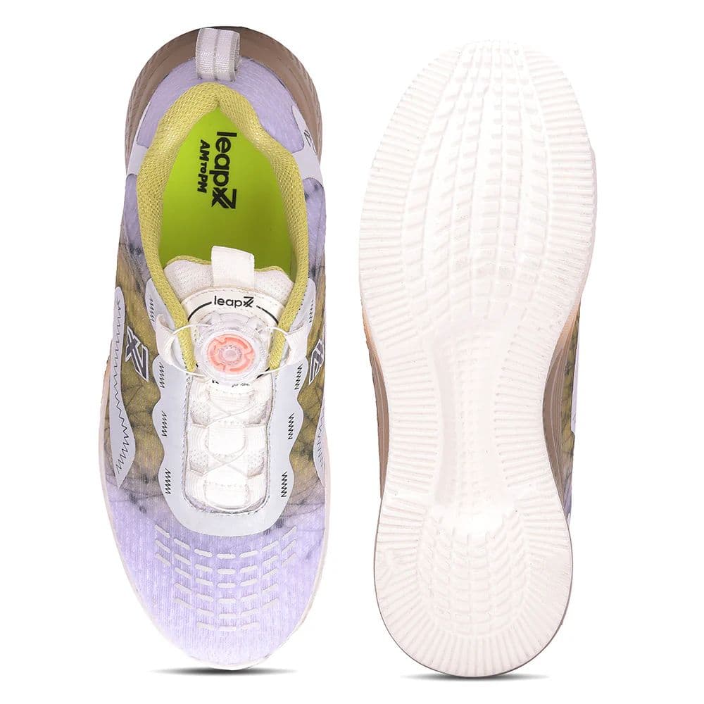 LEAP7X BOUNCEBUDE Green Sports Non Lacing Jogging Shoes for Kids by Liberty — photo 5